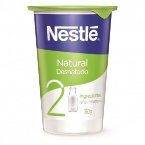 Iogurte Desnatado Natural Nestlé - 160g