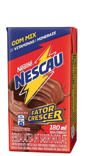 Achocolatado liquido Nescau Nestlé  180 ml