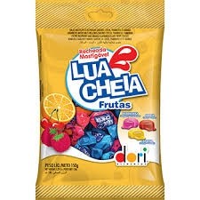 Bala Lua Cheia Frutas dori 150g