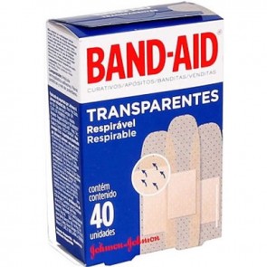 Band Aid Transparente 40unid.