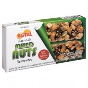 Barra Cereal Sementes Mixed Nuts Agtal 60g c/2