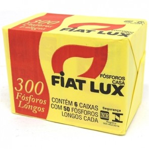 Fosforo Fiat Lux Pacote com 6 caixas de 50 Palitos 