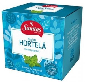 Chá de Hortelã Sanitas 10 saquinhos