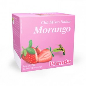 Chá Misto Morango Prenda 10 saquinhos