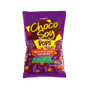 Chocosoy POPS Passas S/açucar e S/lactose 40g