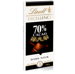 Chocolate Dark Cocoa 70% Lindt 100g