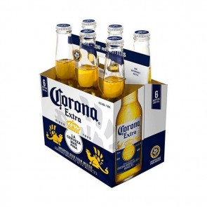 Cerveja Corona 330mL - pack de 6 garrafas (GELADA EM CASA)