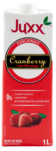 Bebida Cranberry C/ Morango Juxx 1L