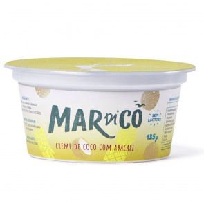 Creme de Coco Mardicô com Abacaxi e Canela Sem Lactose 135g