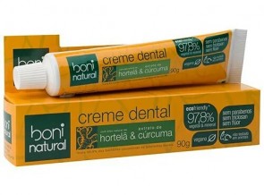 Creme Dental Hortelã & Curcum Boni Natural 90g