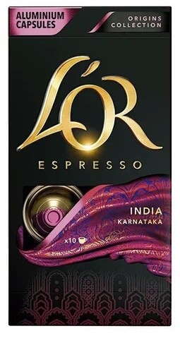 Cápsulas Café Lór Espresso Índia Karnataka 10 und.