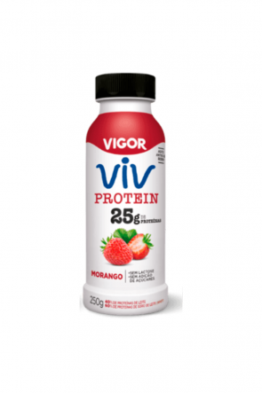Iogurte Vigor Morango S/ Lactose 25Pro 250gr