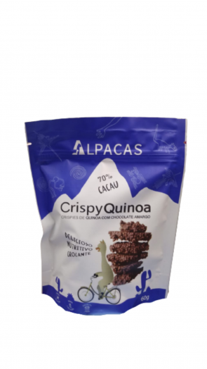 Crispy Quinoa Alpacas Choc 70%  60gr
