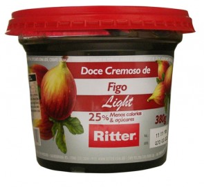 Doce de Fruta Figo light Ritter 380g