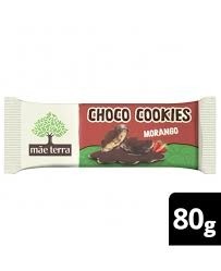 Choco Cookies Mãe Terra Morango. 80g