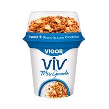 Iogurte Vigor Viv Castanhas C/Granola 140g