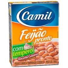 Feijão Carioca pronto com tempero Camil 380g
