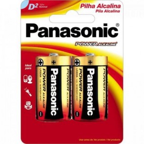 Pilha Grande Alcalina Panasonic c/2