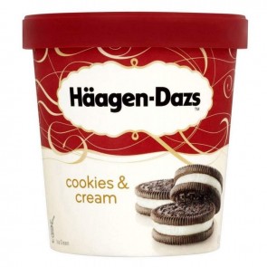 Sorvete Cookies e Cream Haagen-Dazs 473ml