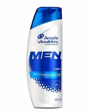 Shampoo Head & Shoulders Men 3 em 1  200ml