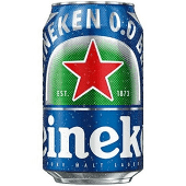 Cerveja Heineken 0.0 Zero Álcool Lata 350ml  