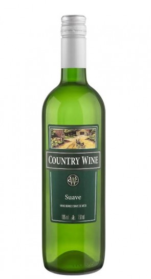 Vinho Country Wine Branco Suave 750ml