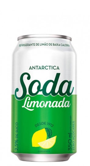 Soda Antártica Limonada Zero Lata 350ml
