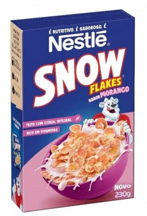 Cereal Nestlé Snow Flakes Morango 230g
