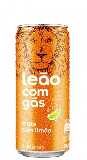 Chá Mate leão limão c/gás 290ml