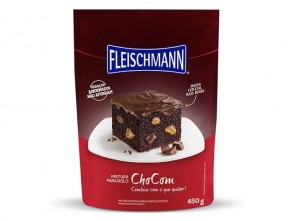 Mistura para bolo Chocom Fleischmann 390g