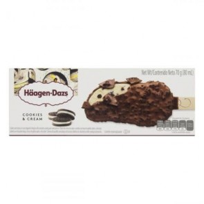 Picolé Cookies/Cream Haagen-Dazs 70g