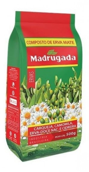 Erva Mate C/ Chás  Madrugada 500g 