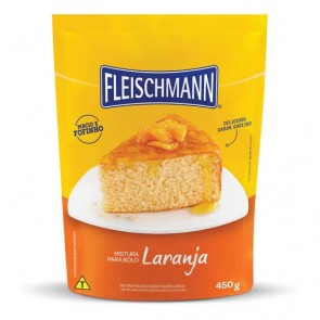 Mistura para bolo de Laranja Fleischmann 390g