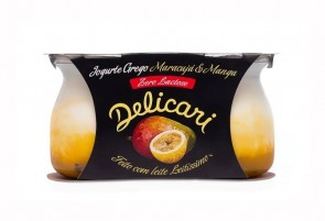 Iogurte Grego Delicari maracuja/manga zero lactose 340g 