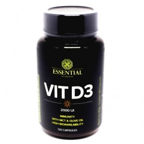 Suplemento Essential Vit D3 120 Cápsulas 