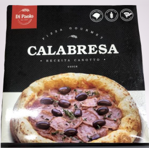 Pizza Gourmet Di Paolo Calabresa 440gr