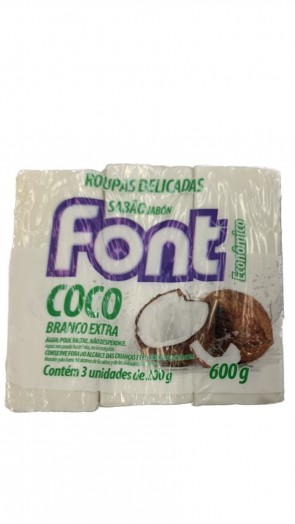 Sabão Pra Roupas Font Coco 200g