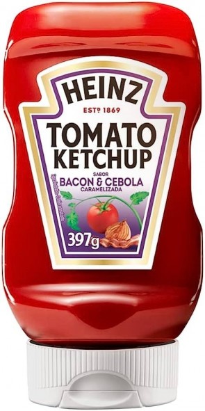 Ketchup Heinz Bacon com Cebola Caramelizada 397g 