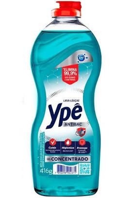 Detergente Gel Concentrado Ypê Antibac 416g 