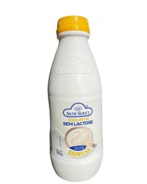 Iogurte Sans Souci Zero Lactose Baunilha 750g 
