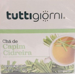 Chá de Capim Cidreira Tuttigiorni 10 sachês 
