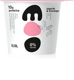 Iogurte e Morango 0% Lactose Moo 130g