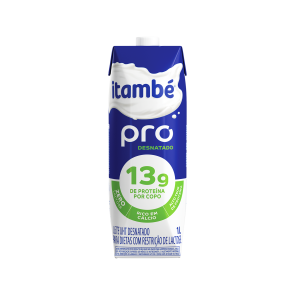 Leite Itambé Desnatado Pro 13g zero lactose 1litro
