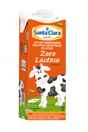 Leite Zero Lactose Santa Clara 1L