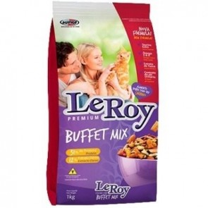 Ração Para Gato Leroy Buffet Mix 1kg