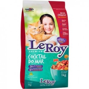 Ração Para Gato Leroy Cocktail Do Mar 1kg