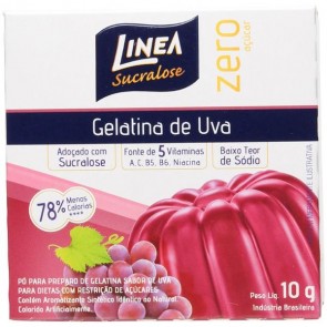 Gelatina Linea Sucr Uva 10 g