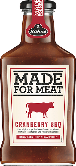 Molho Made for Meat Kuhne Cranberry BBQ 375ml