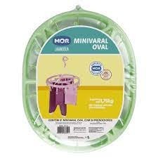 Minivaral Oval MOR - c/24 prendedores