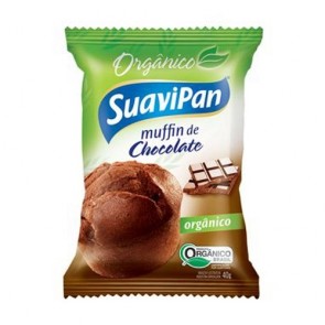 Muffin Chocolate Orgânico Suavipan 400g